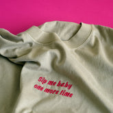 Sublime Tee - sip me baby one more time - KHAKI