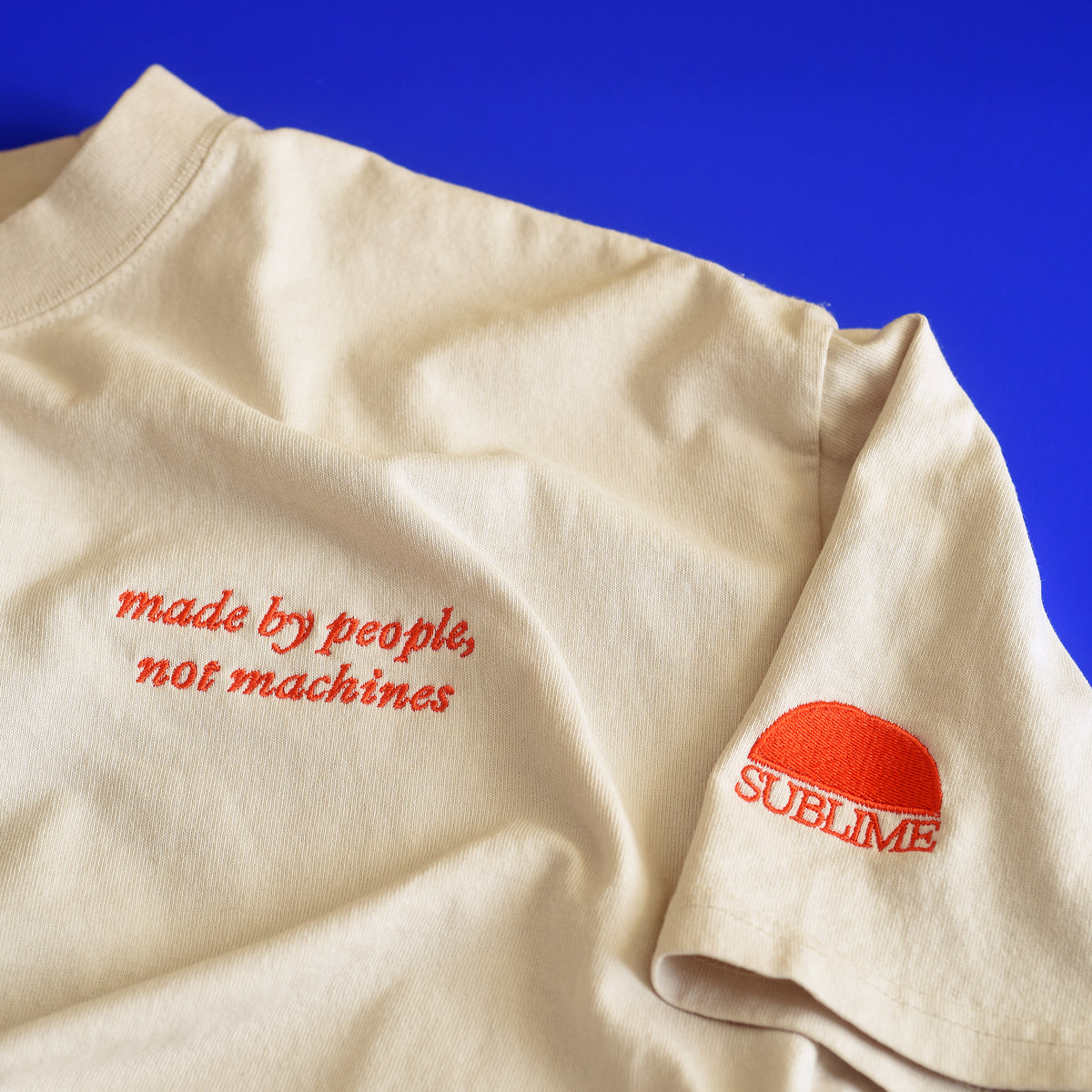 Sublime Tee - Made by Humans, Not Machines Main image